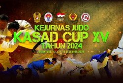 Gratis !!!  Ayo Saksikan Kejurnas Judo Kasad Cup XV Tahun 2024