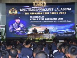 DANLANTAMAL III JAKARTA IKUTI PEMBEKALAN KASAL DALAM RANGKA APEL SIAGA PRAJURIT JALASENA TNI ANGKATAN LAUT TAHUN 2024