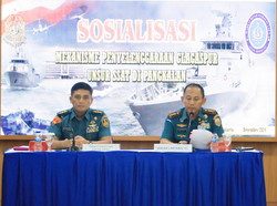 LANTAMAL III JAKARTA MENERIMA TIM SOSIALISASI MEKANISME PENYELENGGARAAN GLAGASPUR UNSUR SSAT DI PANGKALAN TAHUN 2024