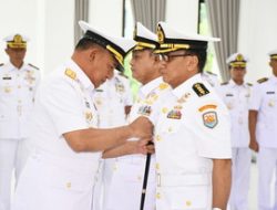 DANLANTAMAL III JAKARTA HADIRI UPACARA SERTIJAB KAPOK SAHLI KOARMADA I