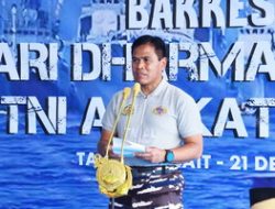 DANLANTAMAL III JAKARTA HADIRI BAKTI KESEHATAN DAN BAKTI SOSIAL DALAM RANGKA HARI ARMADA RI TAHUN 2024 DAN MENYAMBUT HARI DHARMA SAMUDERA TAHUN 2025