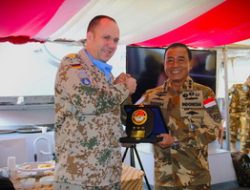 Pangkoarmada RI Menghadiri German Medal Award Satgas MTF TNI Konga XXVIII-O/ UNIFIL