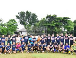 LANTAMAL III JAKARTA GELAR PERTANDINGAN SEPAK BOLA DENGAN KAPAL PERANG INGGRIS HMS SPEY (P234)