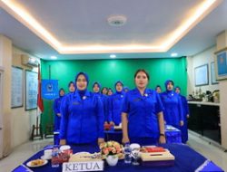KETUA KORCAB III DJA I IKUTI ACARA SILATURAHMI DENGAN KETUA UMUM DHARMA PERTIWI MELALUI VICON