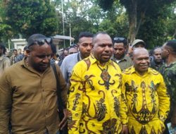 Permohonan PHPU Intan Jaya ditolak MK, Bupati dan wakil bupati terpilih Intan Jaya Aner Maisini berpasangan dengan Elias Igapa menunggu Pelantikan di Jakarta