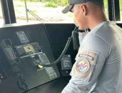 KN Tanjung Datu-301 Respons Cepat Evakuasi Kapal Tugboat TB Magnolia di Perairan Salira