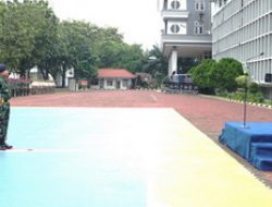 LANTAMAL III JAKARTA LAKSANAKAN APEL GABUNGAN DAN UPACARA BENDERA