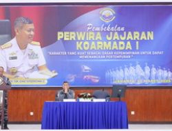 DANLANTAMAL III JAKARTA HADIRI PEMBEKALAN PERWIRA JAJARAN KOARMADA I