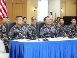 DANLANTAMAL III JAKARTA MENGIKUTI EXIT BRIEFING PANGLIMA KOARMADA I