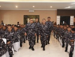 DANLANTAMAL III JAKARTA HADIRI PENGARAHAN PANGKOARMADA RI KEPADA PRAJURIT KOARMADA RI DAN JAJARAN