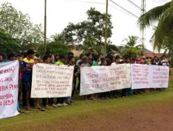 Kelompok Tani Desa Pelapak Rute Gelar Aksi, Tuntut Realisasi Kebun Plasma