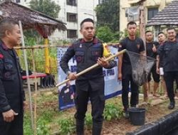Satuan Brimob Polda Metro Jaya Dukung Ketahanan Pangan Melalui Program Budidaya Tanaman dan Perikanan
