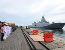 PERERAT HUBUNGAN BILATERAL, LANTAMAL III SAMBUT KEDATANGAN JS YAHAGI (FFM-5)