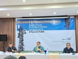 PT Gihon Telekomunikasi Indonesia Tbk (GHON), Gelar Paparan Publik, Laba Bersih periode tiga bulan pertama 2025 tercatat sebesar Rp21,52 miliar