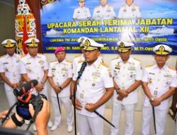 DANLANTAMAL III HADIRI SERTIJAB DANLANTAMAL XII  PONTIANAK