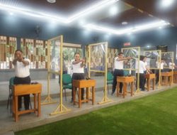 ASAH NALURI TEMPUR DAN STAMINA, PRAJURIT LANTAMAL III LAKSANAKAN OLAHRAGA DAN LATIHAN MENEMBAK