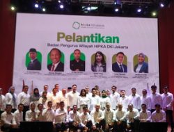 Pengukuhan Pengurus: BPW HIPKA DKI Jakarta Dukung  Pertumbuhan Ekonomi Indonesia 8%