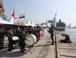 LANTAMAL III SAMBUT KEDATANGAN KAPAL ANGKATAN LAUT INDIA