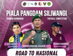 Gambasi Gelar Turnamen Piala Pangdam Siliwangi 2025 Membangun Karakter Melalui Sepak Bola dengan Hati
