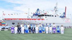 RESMI PERKUAT JAJARAN ARMADA TNI AL, DANKODAERAL III HADIRI DELIVERY KRI BELATI-622