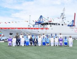 RESMI PERKUAT JAJARAN ARMADA TNI AL, DANKODAERAL III HADIRI DELIVERY KRI BELATI-622