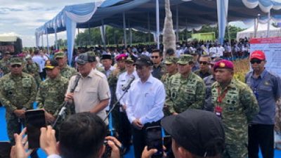 DANKODAERAL III HADIRI PANEN RAYA KEDELAI GARUDA MERAH PUTIH, WUJUD NYATA DUKUNG KETAHANAN PANGAN NASIONAL