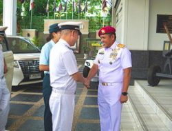 KODAERAL III TERIMA KUNJUNGAN KEHORMATAN DELEGASI ANGKATAN LAUT CHINA